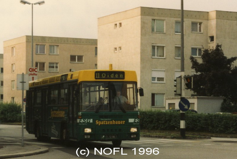 1996-08-22 STEYR Nr 85 Spatzenbauer Neue Heimat Linie 11 alt.jpg